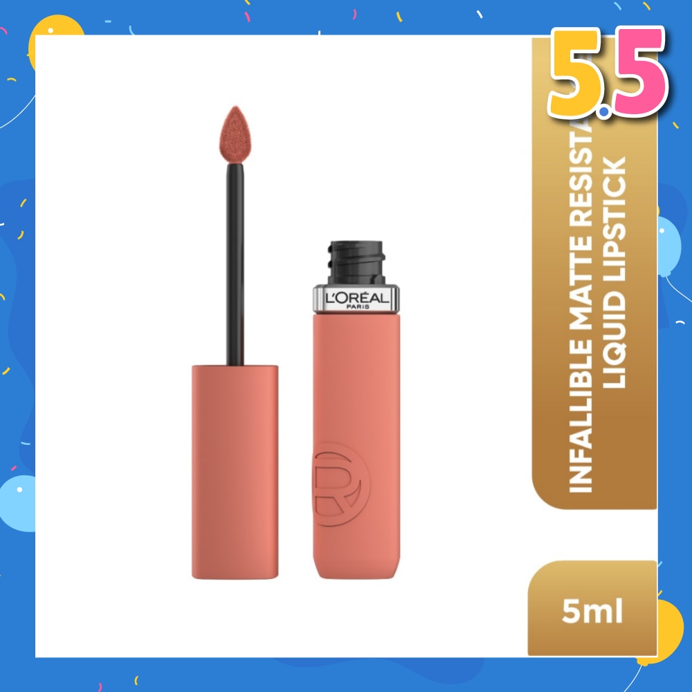 Infaillible Matte Resistance Liquid Lipstick Nude 601 Worth It 1s