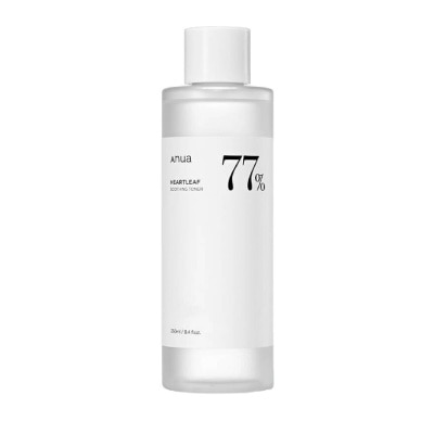 ANUA Heartleaf 77% Soothing Toner (pH5.5 + Calming Skin + Purifying) 250ml