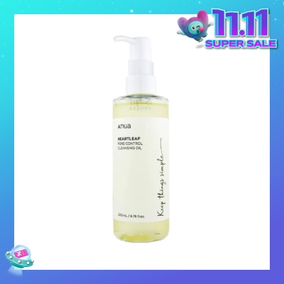 ANUA Heartleaf Pore Control Cleansing Oil (Daily Makeup + Blackheads Removal) 200ml