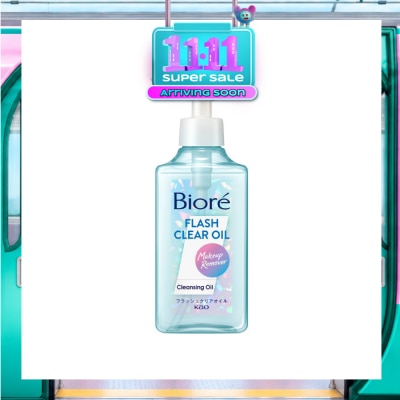 BIORE Flash Clear Cleansing Oil Makeup Remover 150ml image