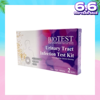 BIOTEST Urinary Tract Infection Test Kit 2s