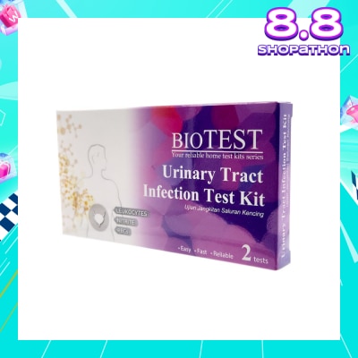 BIOTEST Urinary Tract Infection Test Kit 2s