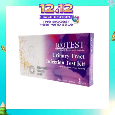 BIOTEST Urinary Tract Infection Test Kit 2s