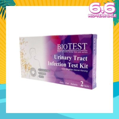 BIOTEST Urinary Tract Infection Test Kit 2s