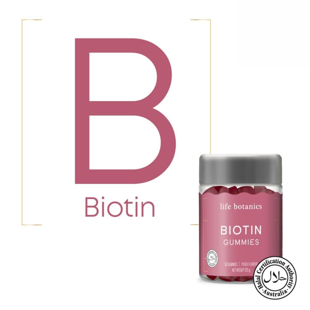 Biotin Peach Gummy (To Boost Hair Health) 50s