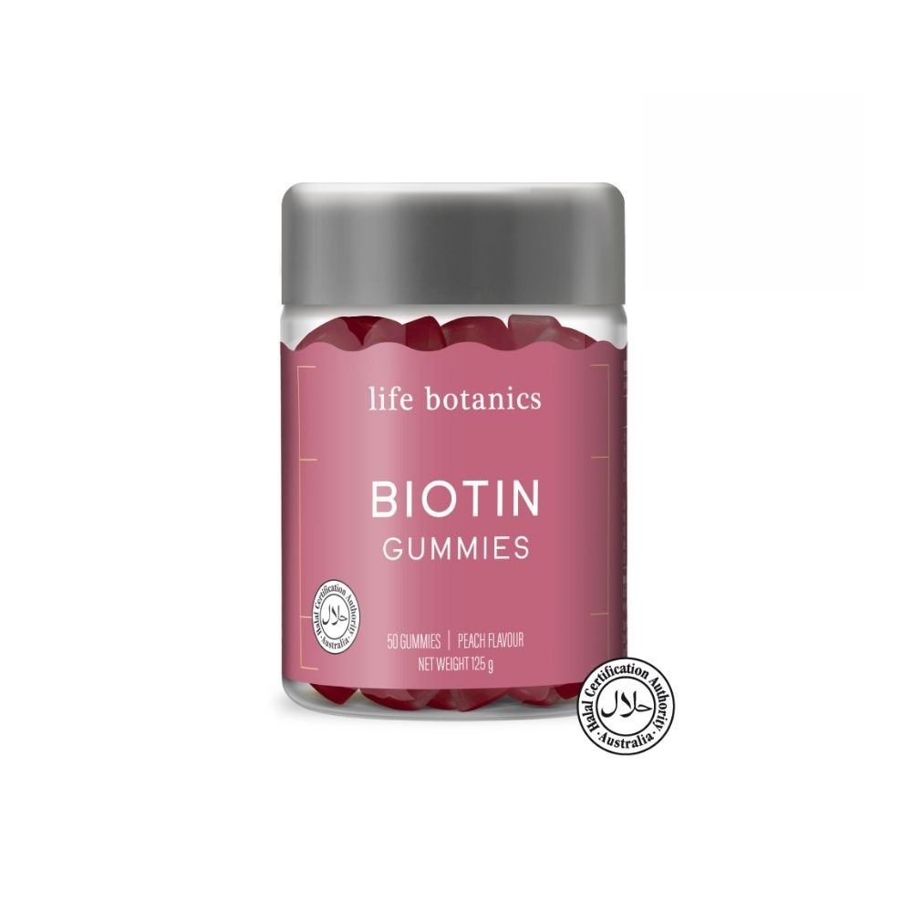 Biotin Peach Gummy (To Boost Hair Health) 50s