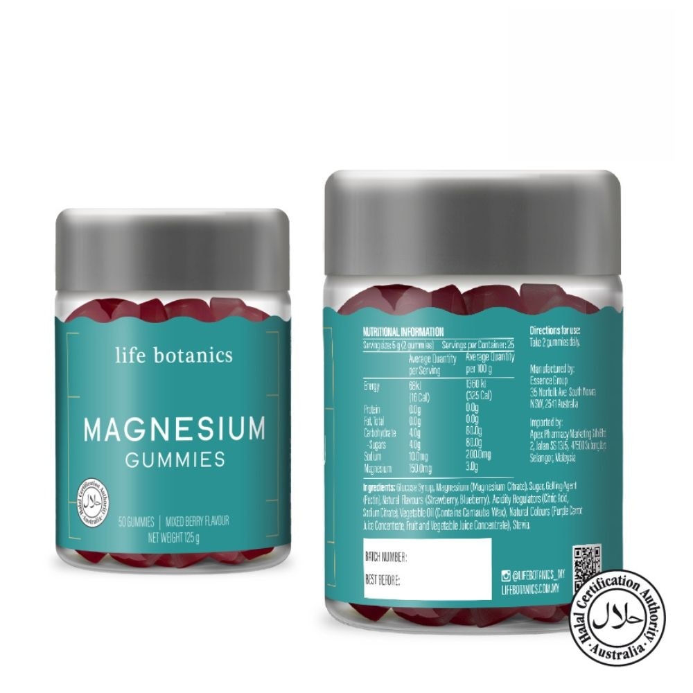 Magnesium Mixed Berry Gummy (To Relax & Recover From Muscle Soreness) 50s