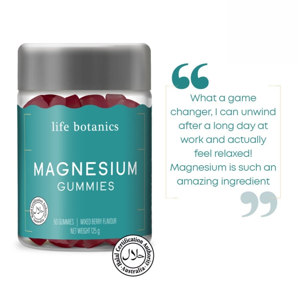 Magnesium Mixed Berry Gummy (To Relax & Recover From Muscle Soreness) 50s