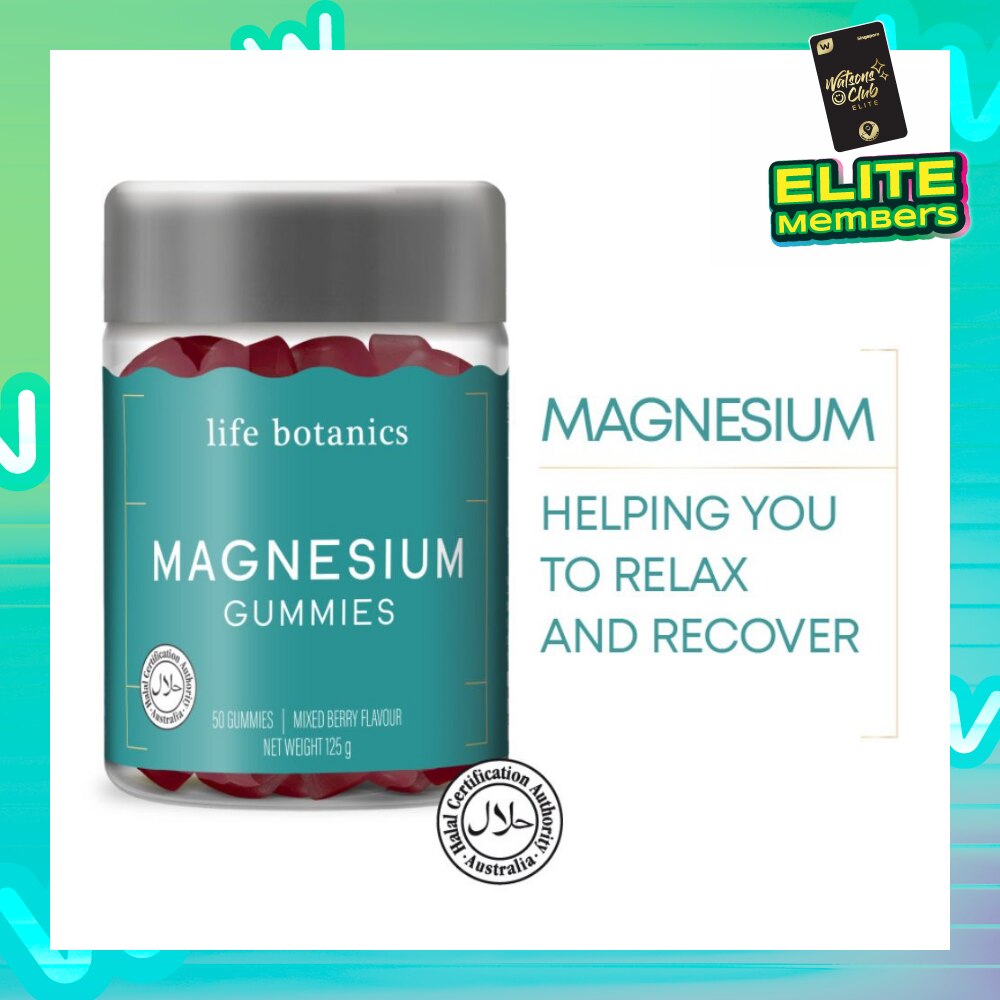 Magnesium Mixed Berry Gummy (To Relax & Recover From Muscle Soreness) 50s