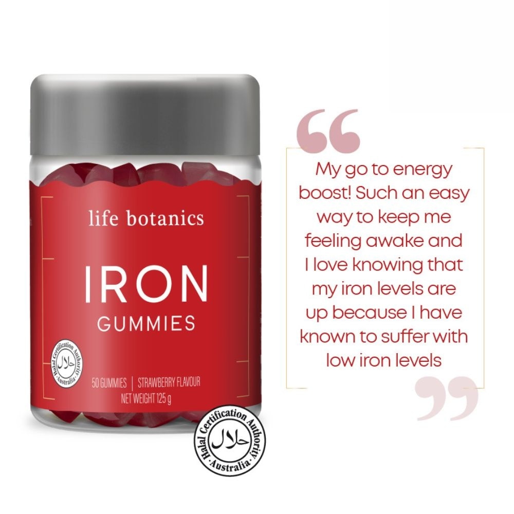 Iron Strawberry Gummy (To Replenishing Iron Levels) 50s