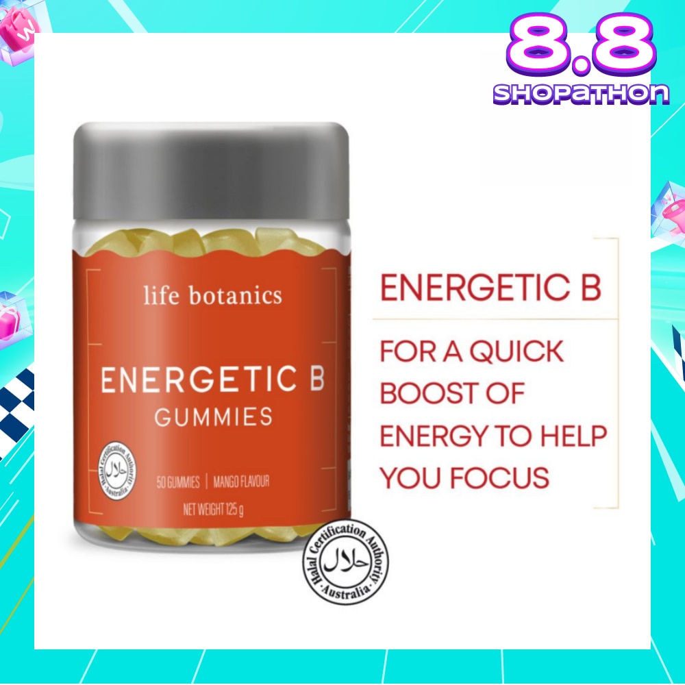 Energetic B Mango Gummy (For A Quick Boost Of Energy To Help Focus) 50s