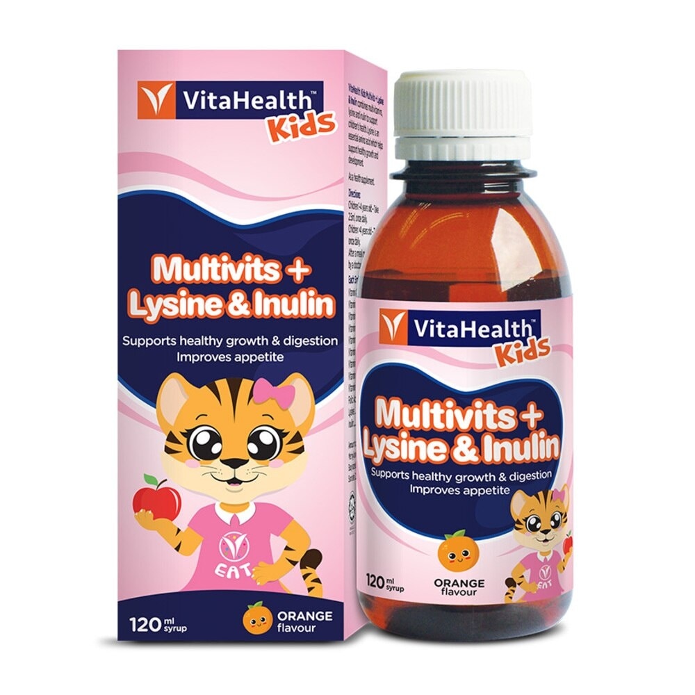 Kids Multivits + Lysine 7 Inulin 120ml Syrup