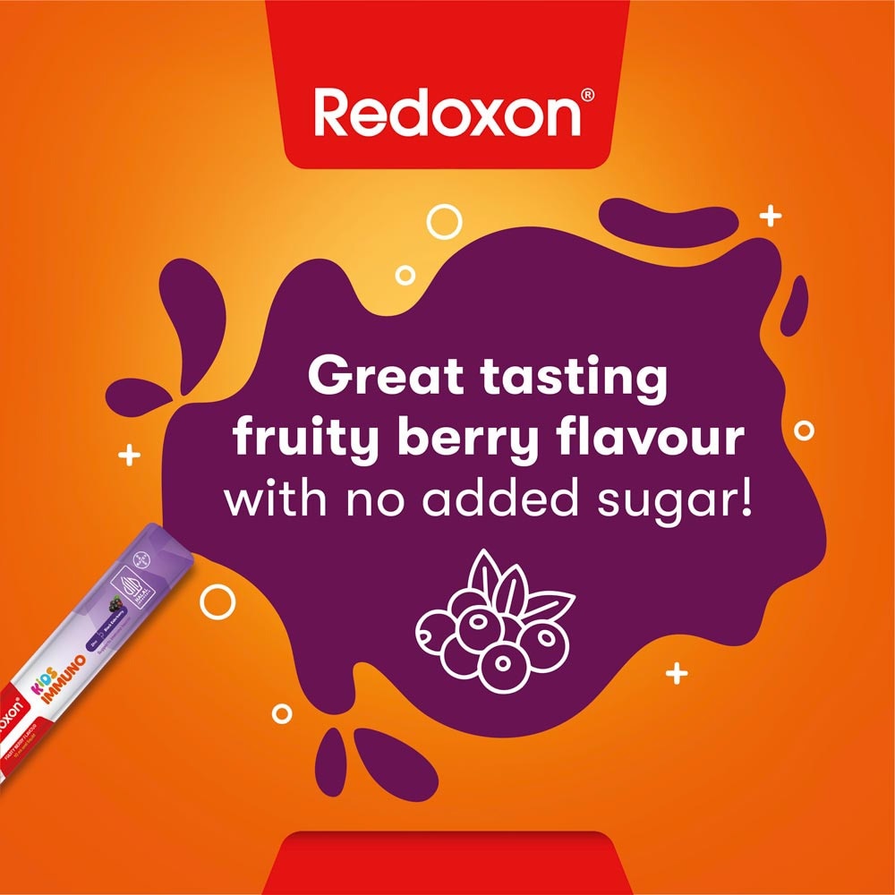 Kids Immuno Zinc & Black Elderberry Fruity Berry Flavour Sachet (To Supports Immune Health) 7s