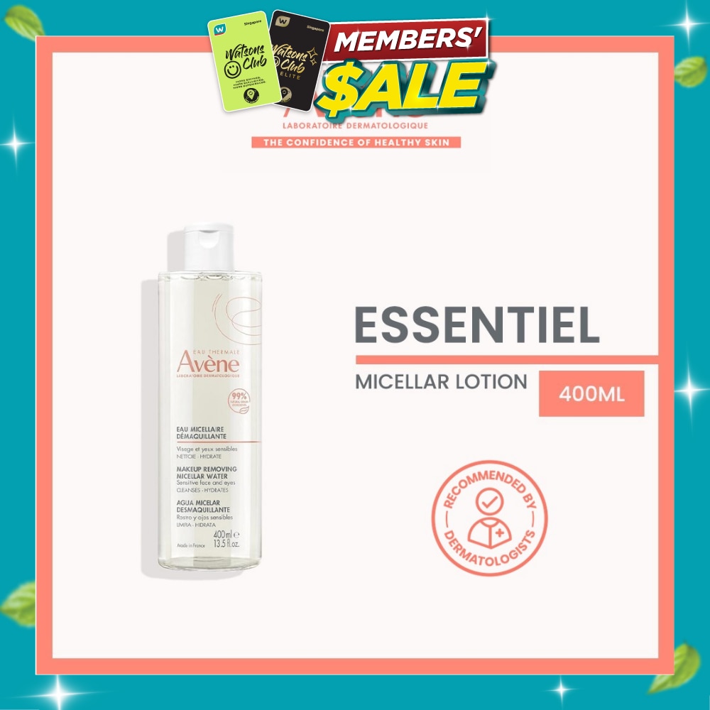 Cleanses Hydrates Makeup Removing Micellar Water (For Sensitive Face & Eyes) 400ml image