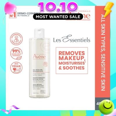 AVÈNE Cleanses Hydrates Makeup Removing Micellar Water (For Sensitive Face & Eyes) 400ml image