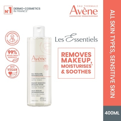 AVÈNE Cleanses Hydrates Makeup Removing Micellar Water (For Sensitive Face & Eyes) 400ml image