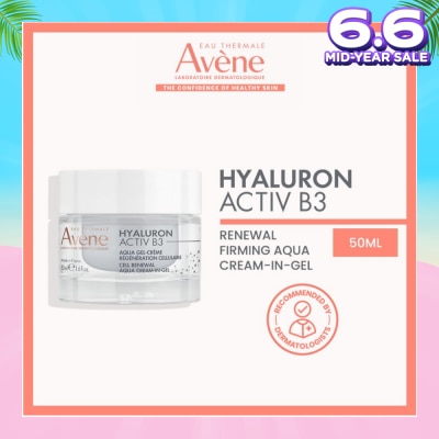 EAU THERMALE AVENE Hyaluron Activ B3 Cell Renewal Aqua Cream In Gel 50ml