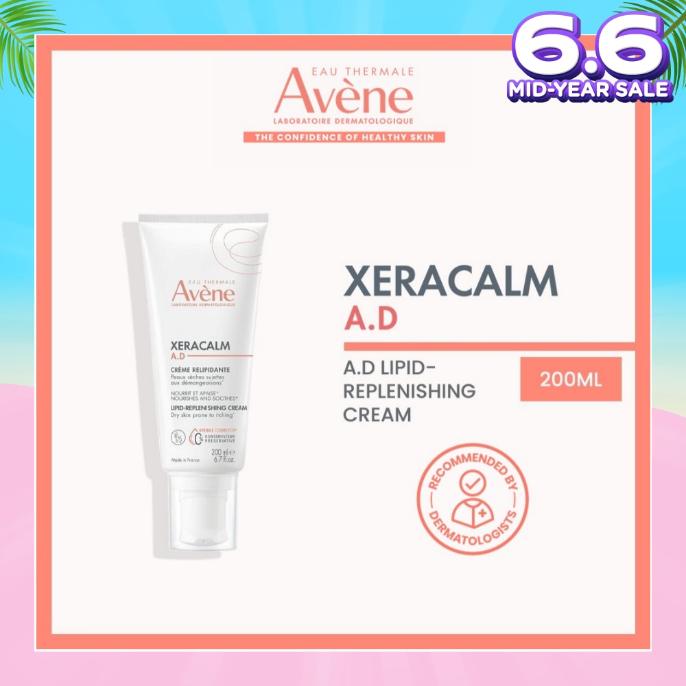 Xeracalm A.D Lipid-Replenishing Cream (To Nourishes, Soothes & Anti-Itching) 200ml