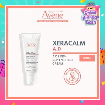 EAU THERMALE AVENE Xeracalm A.D Lipid-Replenishing Cream (To Nourishes, Soothes & Anti-Itching) 200ml