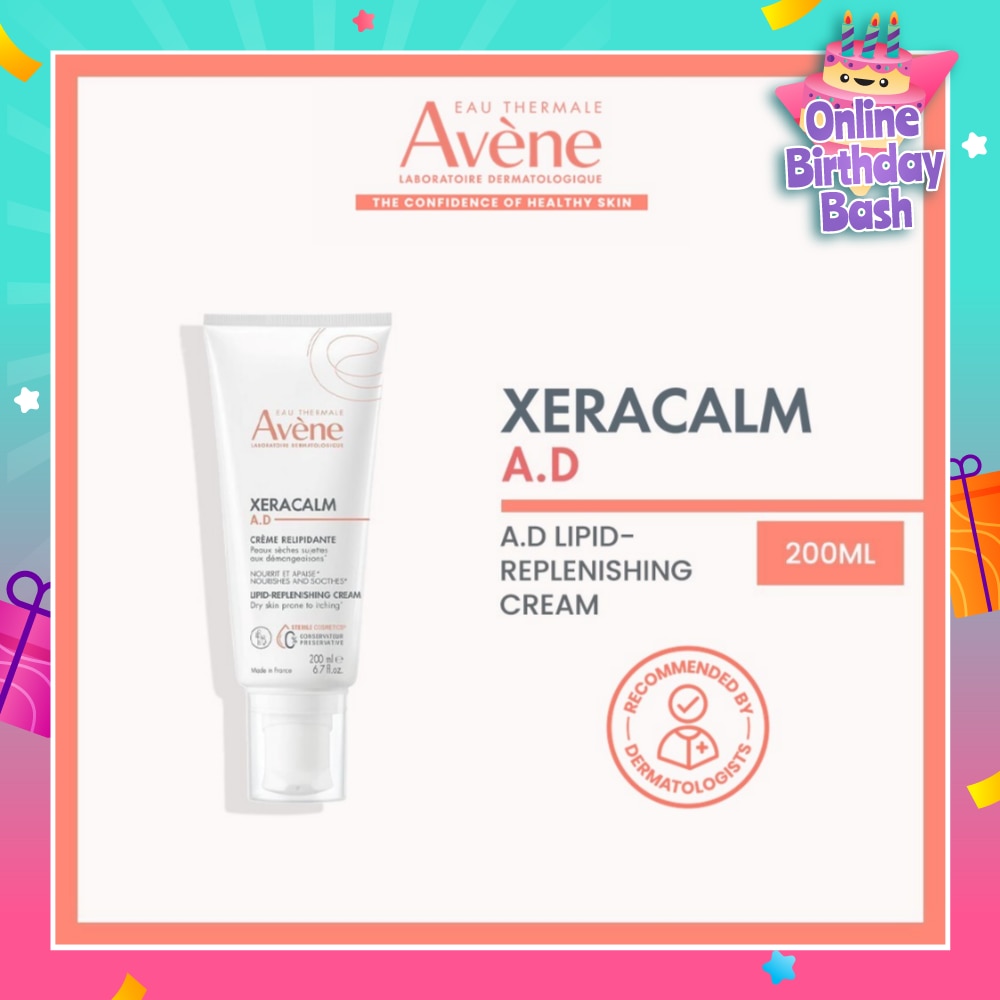 Xeracalm A.D Lipid-Replenishing Cream (To Nourishes, Soothes & Anti-Itching) 200ml