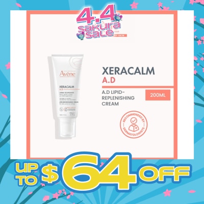 AVÈNE - Xeracalm A.D Lipid-Replenishing Cream (To Nourishes, Soothes & Anti-Itching) 200ml