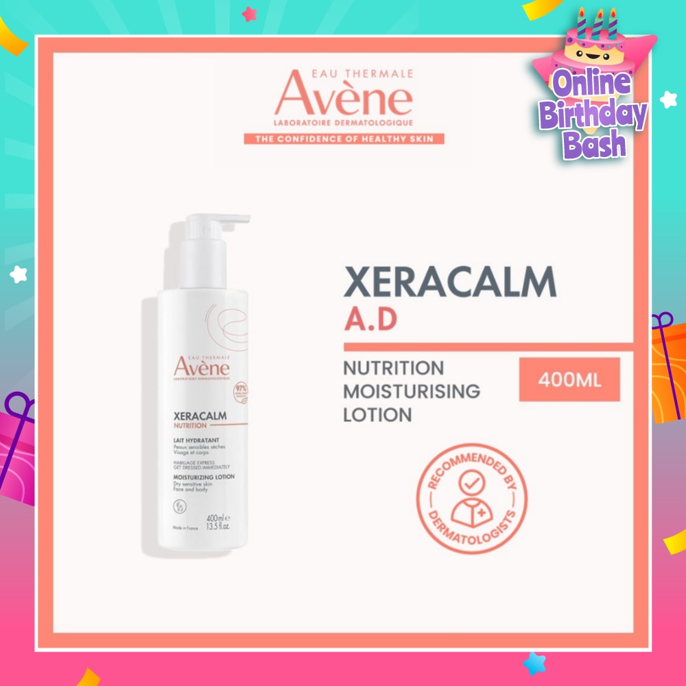 Xeracalm Nutrition Moisturizing Lotion (Suitable For Dry Sensitive Skin Face & Body) 400ml