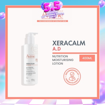 AVÈNE - Xeracalm Nutrition Moisturizing Lotion (Suitable For Dry Sensitive Skin Face & Body) 400ml