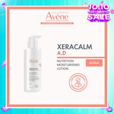 AVÈNE Xeracalm Nutrition Moisturizing Lotion (Suitable For Dry Sensitive Skin Face & Body) 400ml