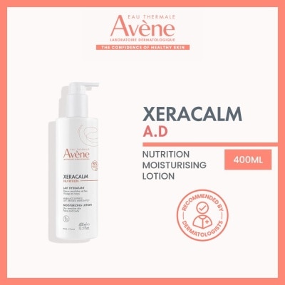 EAU THERMALE AVENE Xeracalm Nutrition Moisturizing Lotion (Suitable For Dry Sensitive Skin Face & Body) 400ml