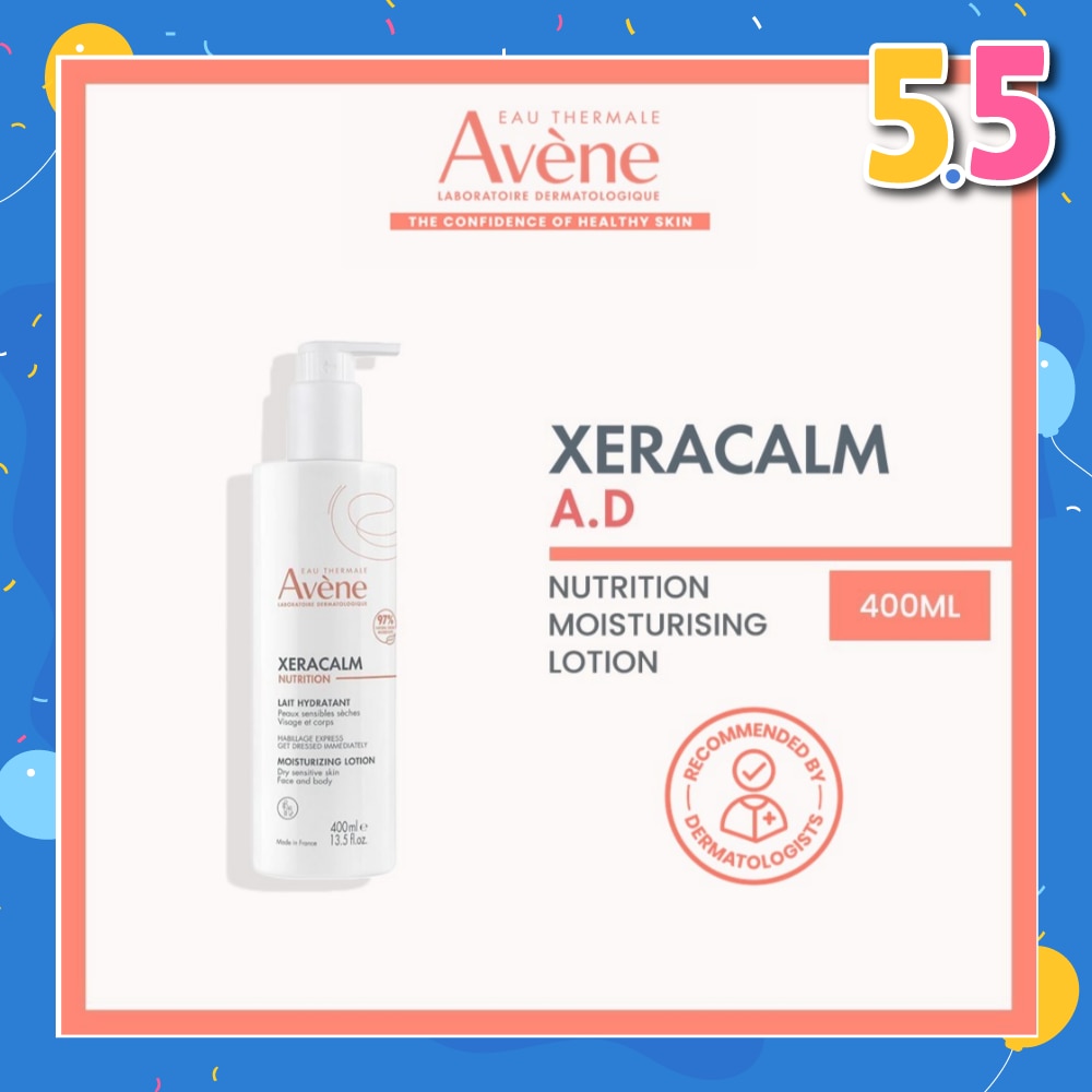 Xeracalm Nutrition Moisturizing Lotion (Suitable For Dry Sensitive Skin Face & Body) 400ml