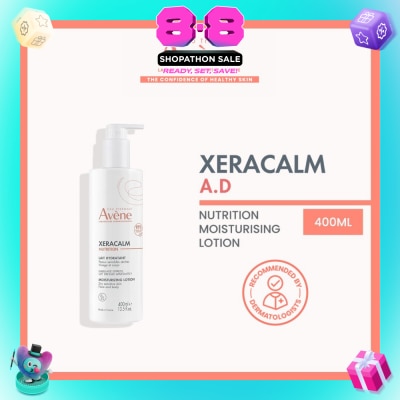 AVÈNE - Xeracalm Nutrition Moisturizing Lotion (Suitable For Dry Sensitive Skin Face & Body) 400ml