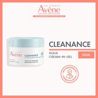 EAU THERMALE AVENE Cleanance Mattifying Aqua-Gel (To Helps Tightening Pores, Hydrating & Mattifying) 50ml