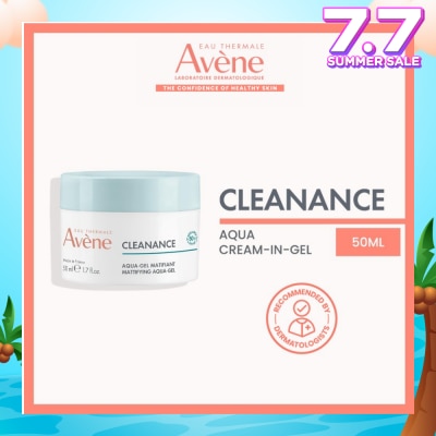 EAU THERMALE AVENE Cleanance Mattifying Aqua-Gel (To Helps Tightening Pores, Hydrating & Mattifying) 50ml
