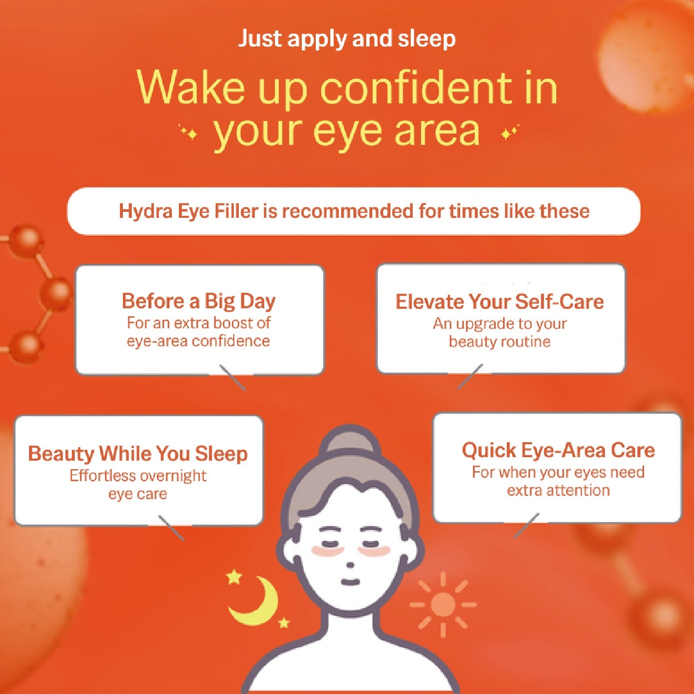 Hydra-Eye-Filler Retinol Intensive Overnight Eye Mask 12s image
