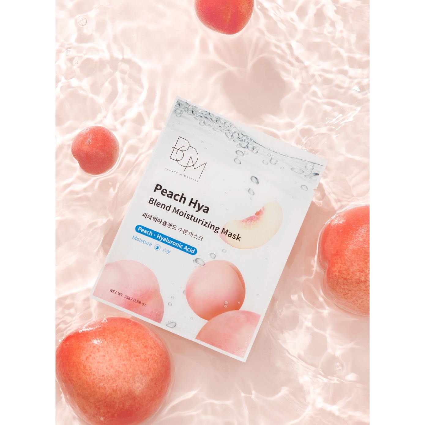Peach Hya Blend Moisturizing Mask 25g x 10s image