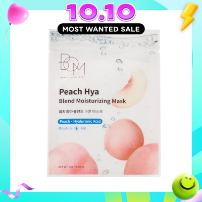 BOM Peach Hya Blend Moisturizing Mask 25g x 10s image
