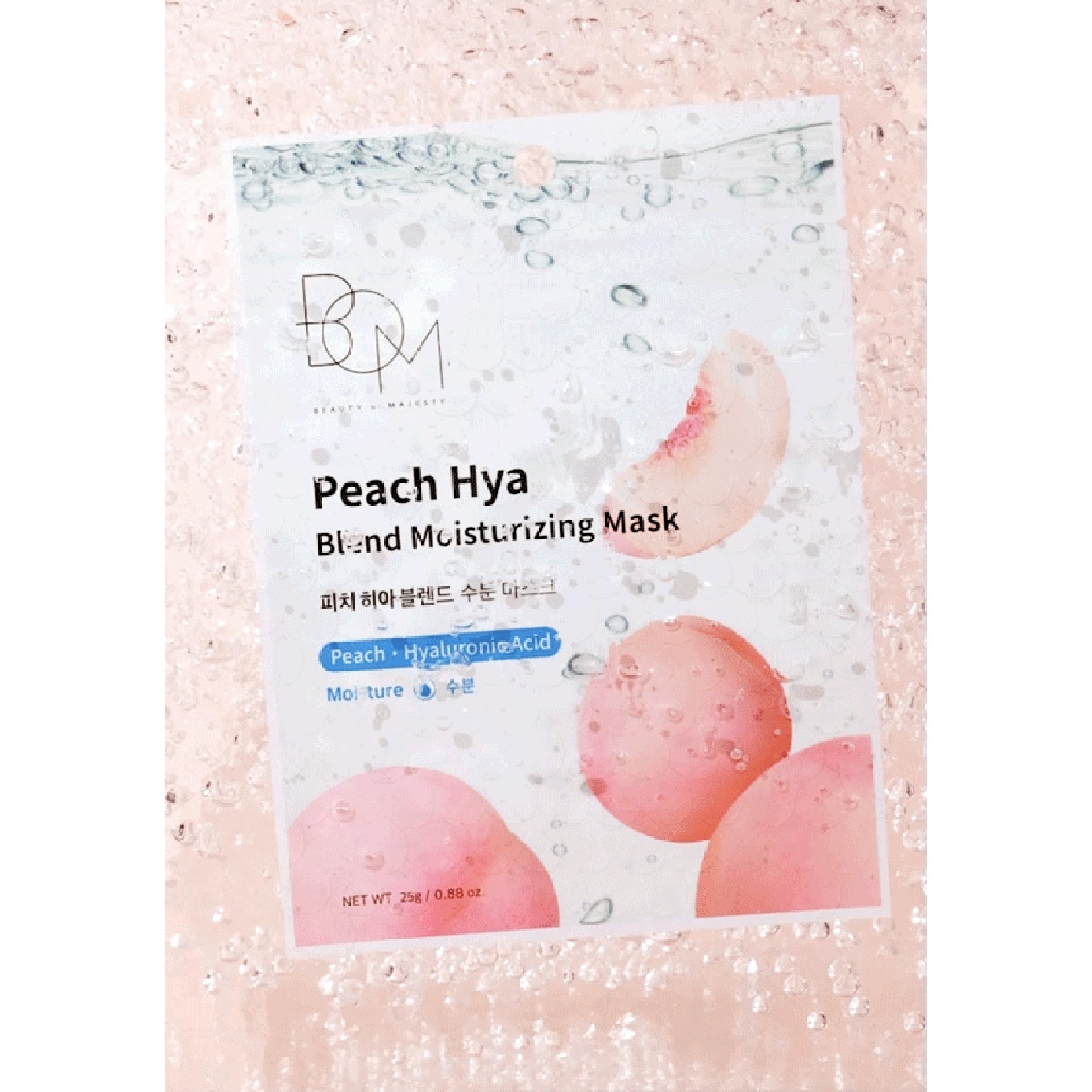 Peach Hya Blend Moisturizing Mask 25g x 10s image