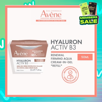 EAU THERMALE AVENE Hyaluron Activ B3 Renewal Firming Aqua Cream-In-Gel Refill (To Smooths, Firms & Regenerates Skin) 50ml