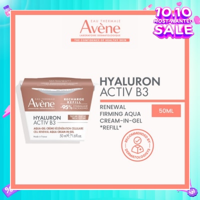 AVÈNE Hyaluron Activ B3 Renewal Firming Aqua Cream-In-Gel Refill (To Smooths, Firms & Regenerates Skin) 50ml