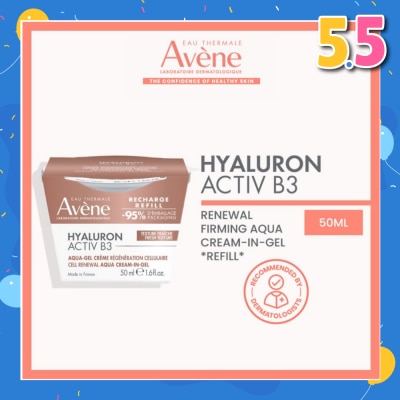 EAU THERMALE AVENE Hyaluron Activ B3 Renewal Firming Aqua Cream-In-Gel Refill (To Smooths, Firms & Regenerates Skin) 50ml