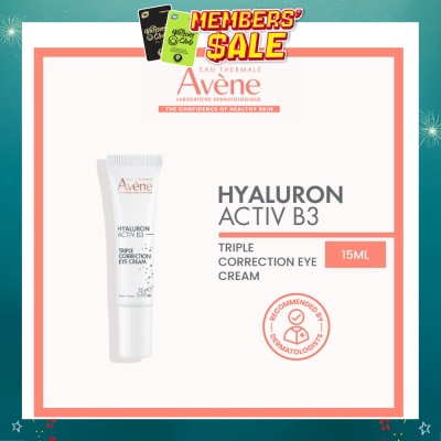 AVÈNE - Hyaluron Activ B3 Triple Correction Eye Cream 15ml