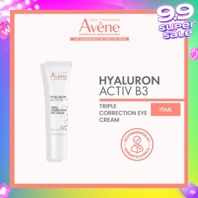 EAU THERMALE AVENE Hyaluron Activ B3 Triple Correction Eye Cream 15ml