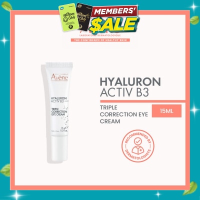 AVÈNE Hyaluron Activ B3 Triple Correction Eye Cream 15ml image