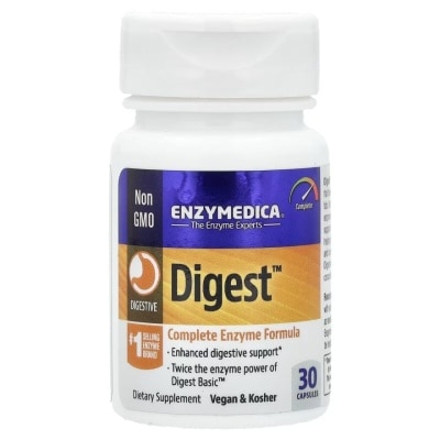 ENZYMEDICA Digest With Complete Enzyme Formula Capsule (Enhanced Digestive Support & Vegan) 30s