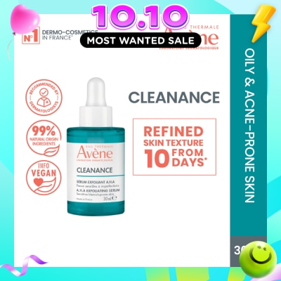 AVÈNE Cleanance A.H.A Exfoliating Serum (For Sensitive Blemish Prone Skin) 30ml image