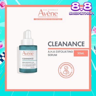 EAU THERMALE AVENE Cleanance A.H.A Exfoliating Serum (For Sensitive Blemish-Prone Skin) 30ml