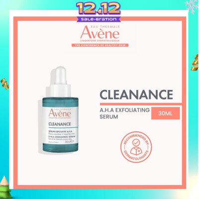 AVÈNE Cleanance A.H.A Exfoliating Serum (For Sensitive Blemish-Prone Skin) 30ml