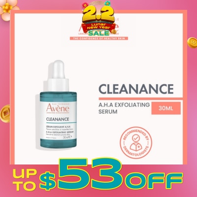 AVÈNE Cleanance A.H.A Exfoliating Serum (For Sensitive Blemish-Prone Skin) 30ml
