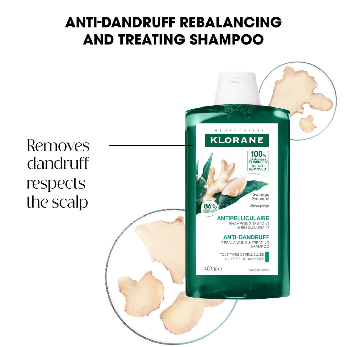 Galangal Anti-Dandruff Rebalancing Shampoo 400ml