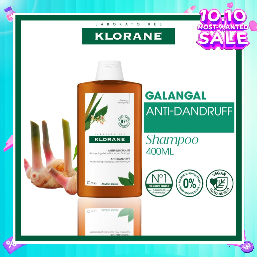 Anti-Dandruff Rebalancing Shampoo Galangal (Soothes, Purifies & Rebalances Scalp) 400ml